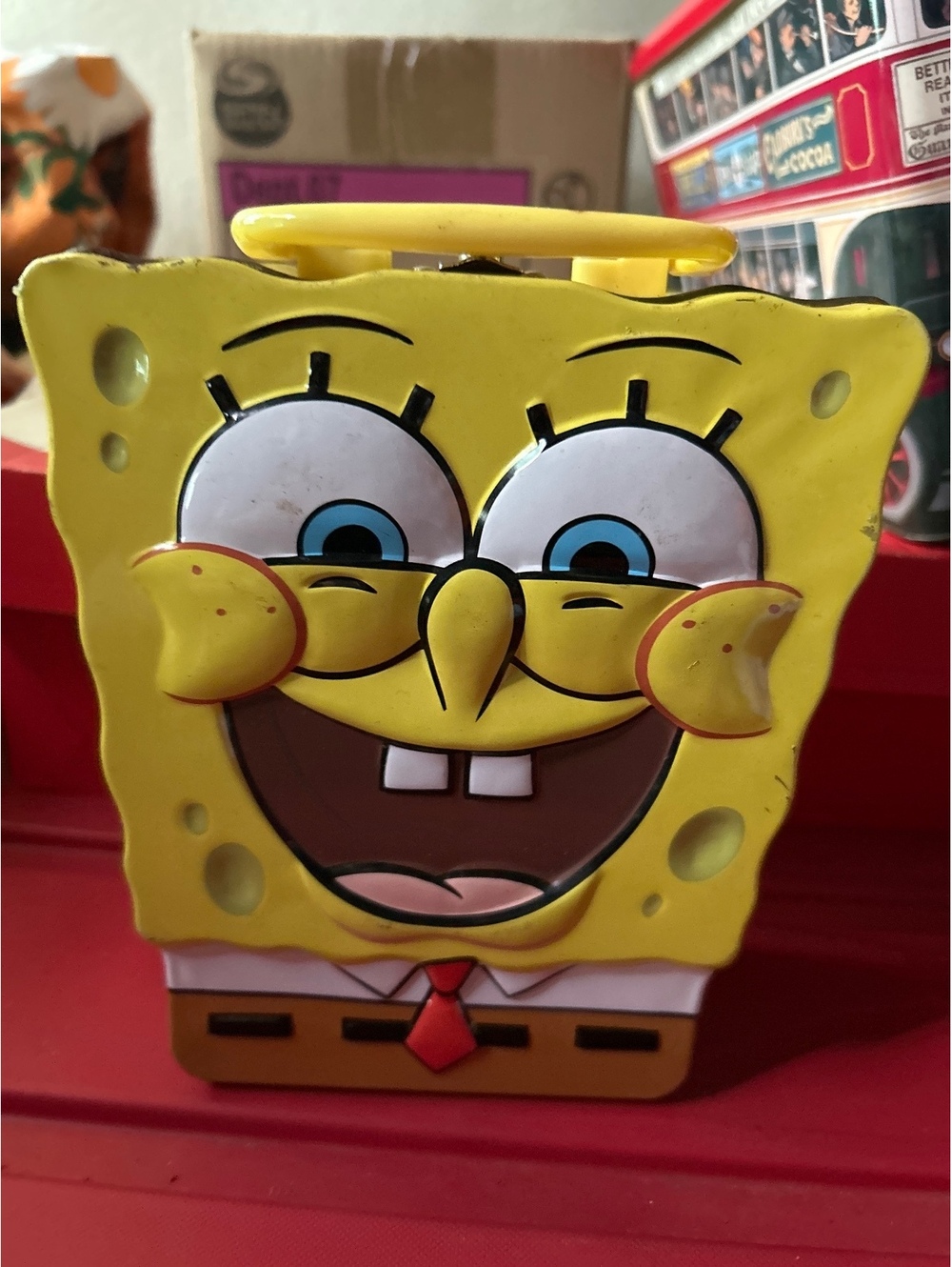 Vintage Spongebob box  with Handle